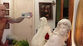 Masked Older Gay Man