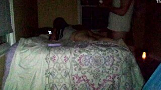 Step daddy and mommy having deepthroat fun