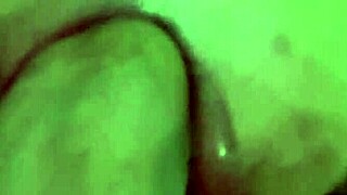 Wife gives wet blowjob, cumming on her small tits at the end