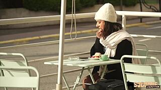 Extreme Public Masturbation Fingering Pussy Close-Up!