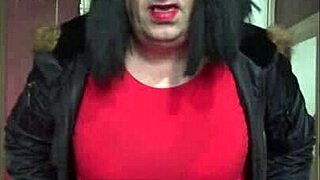 Part 1 of my old red and black masturbation machine in action.