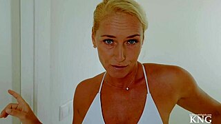 The hot milf neighbor seduces and fucks the virgin's hard cock