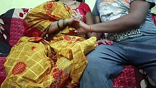 Bhabhi In Yellow Saree Pleasures Her Devar Intensely