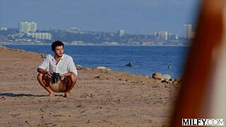 Milfy photographer licks and deepthroats sexy blonde sarah in doggystyle and missionary