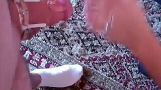 it's time to unlock the chastity device with toys