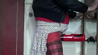 Part 1 of my old red and black masturbation machine in action.