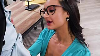 does eliza ibarra want boss's big cock?