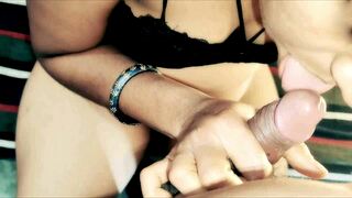 Sexy thick ass step sister-in-law bends over for deepthroat and doggystyle, quenching lust with neighbor's big black cock ruining her pussy hard