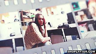 Naughty Cop Sucks Lily Glee's Cock. Then Fucks Her Hard for Cumshot.