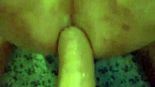 watch this smooth twink ride a big dildo all by himself, it's so hot