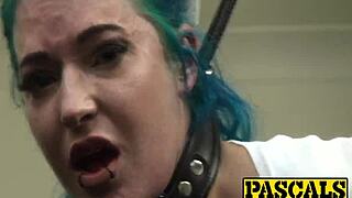 Pierced young slut's tight ass gets ruined in hardcore anal