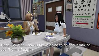 What's in the Prison School Hospital Scene?