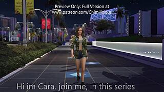 Cara explores porn with blowjobs and doggystyle