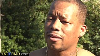 Teen Amateur Seduces Ebony Stepdad For Taboo Blowjob? Or Does He Fuck Her Outdoors?