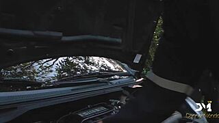 公共场合操情人和修理工 饥渴3P超刺激