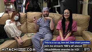 i moaned as the doctor gave me hitachi orgasms in the hospital