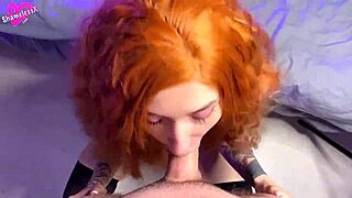 Hard doggystyle and deepthroat pov cum on ass