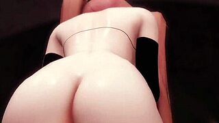 Intense White Cat Cowgirl Compilation