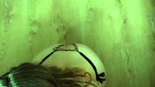 Teen slut looks in eyes while sucking dick and balls until cumshot in mouth