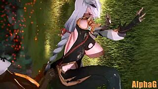 i can't get enough of shenhe in this anime hentai