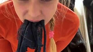 extreme public masturbate with fingering and vibrator