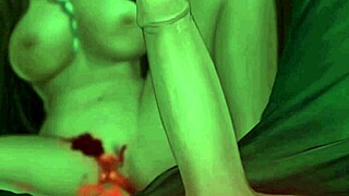 Amateur teen with big boobs and ass enjoys big cock