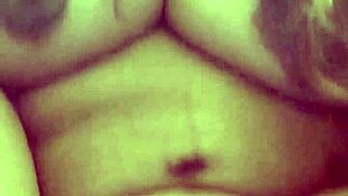 Rea masturbates with dildo in pussy and sucks it wearing sexy mask