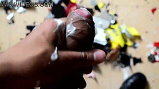 crushing big cars with boots in destruction racing