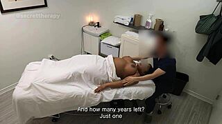 Jessica, that thick black student, was thrilled by my special massage! 😉