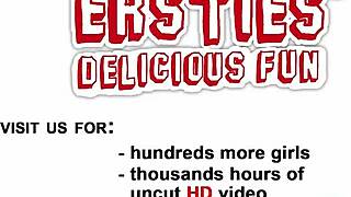 lesbians go wild with strap on deep penetration, licking and fingering 😍💦