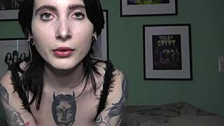 Your cock belongs only to me, Lou Nesbit Lia Louise commands with dirty talk