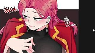 The hypnosis app deceives her into blackmailed sex with black men in this anime hentai episode 2.