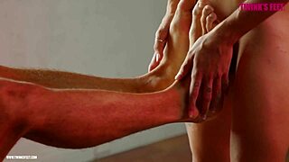 Intense Foot-Play, Cock-Play, Dildo-Play in BDSM Fetish Session