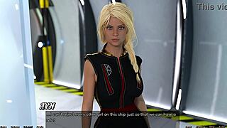 Stranded in space 84, blonde virgin caught with her step sister