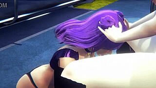 lol, evelynn futa fucks kaisa's ass with blowjob in hentai