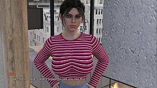 surprise handjob after a shower perfect body