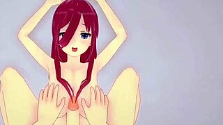 Miku And Itsuki Nakano In Intense POV Hentai Sex.