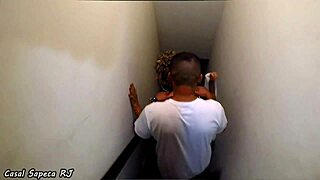 i gave my neighbor a blowjob on the building stairs in public!