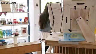 lesbians go wild with strap on deep penetration, licking and fingering 😍💦