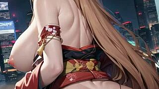 3D animated AI porn, fuck me while they watch! Pussy masturbation with ASMR sound turns me on!