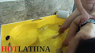 lauren latina has unprotected sex in medellin shower 😏