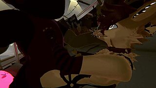 Rough quickies between plushy and his femboy friend