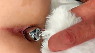 Tgirl bunny cosplay anal sex.