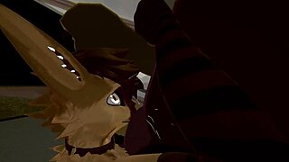 Rough quickies between plushy and his femboy friend