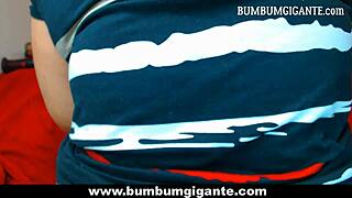 Brazilian woman sits on dildo with big ass in cuckold video