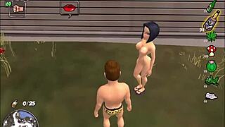 Bonetown Vacation starts with a wild 3some. A whore and wife clash on holiday!