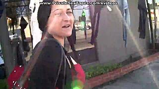 Sexy Brunette Gf Gets Merciless Doggy Fuck Outdoors