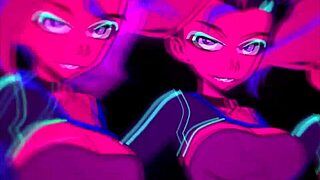 moikaloop performs a sexy dance in cartoon anime hentai