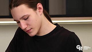 girlsrimming - teen elin flame with her boyfriend