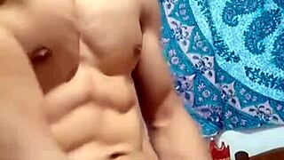 In this gay scene, my face gets revealed as cum covers my big ass from a monster cock.